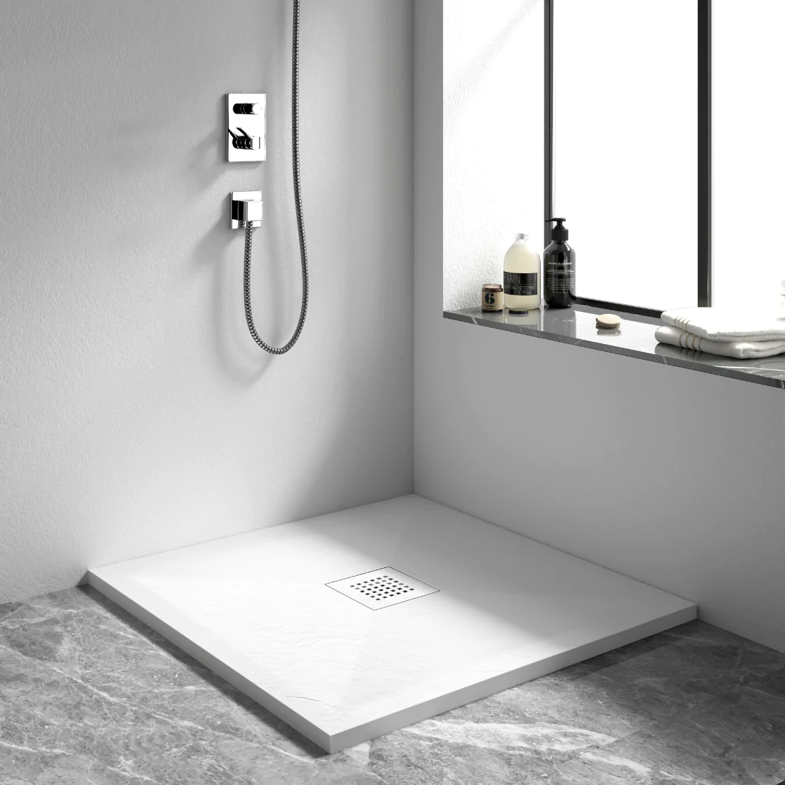 Komposit-Duschwanne oder Dusche mit Gefälle - was soll man wählen?
