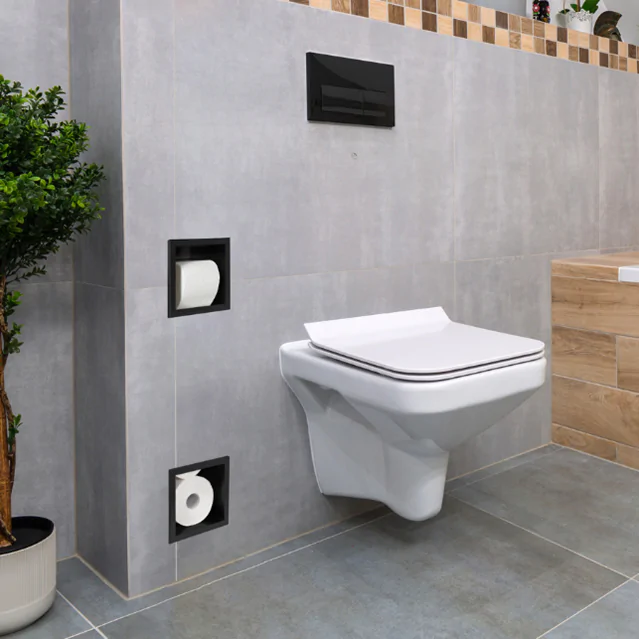 Stilvolle Accessoires für das Badezimmer - Wall-Box Paper Toilettenpapierhalter