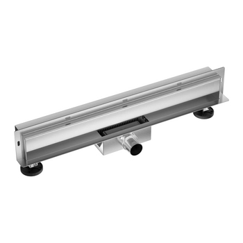 Balneo W-Drain NEXT 2in1 Linien-Wandablauf 80 cm Edelstahl doppelseitig