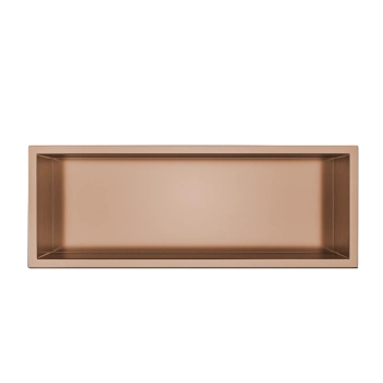 Balneo WALL-BOX ONE Nischenregal Copper 60x20x10 cm kupfer aus Edelstahl mit Rahmen