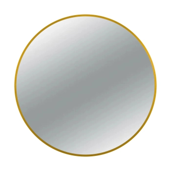 Runder Spiegel Balneo Corina gold 80 cm