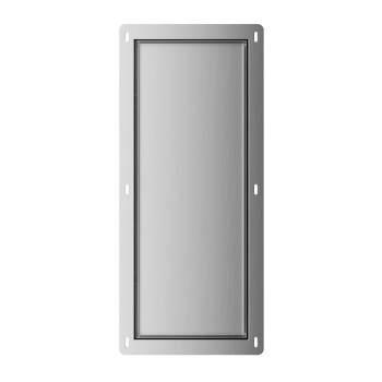 Schowek na szczotkę WC Balneo Wall Box Brush S Tiles lewy do wbudowania w ścianę ze stali nierdzewnej