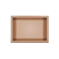 Balneo WALL-BOX ONE Nischenregal Copper 30x20x10 cm kupfer aus Edelstahl mit Rahmen