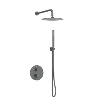 Balneo Cascade Brausebatterie 2er-Set aus Rotguss