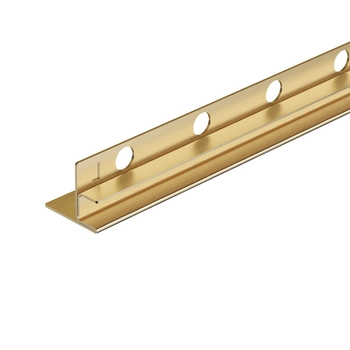 Balneo Gefälleleiste Gold für Glas links 170 cm