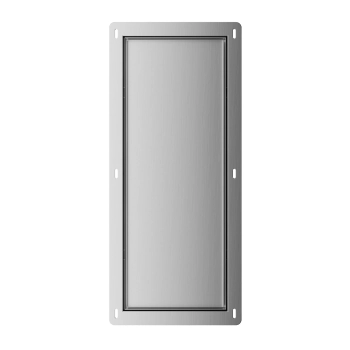 Schowek na szczotkę WC Balneo Wall Box Brush S Tiles lewy do wbudowania w ścianę ze stali nierdzewnej