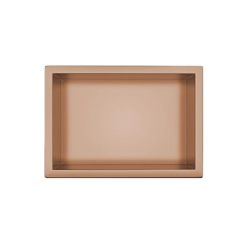 Balneo WALL-BOX ONE Nischenregal Copper 30x20x10 cm kupfer aus Edelstahl mit Rahmen