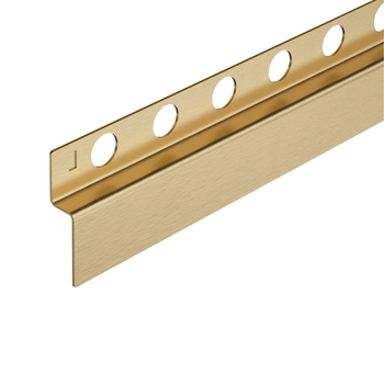 Balneo Gefälleleiste Gold Wandmontage links 120 cm