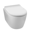 Balneo Vorwand-WC-Set Fix-Frame Narrow mit weißer WC-Schüssel Luxa Tornado