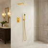 Balneo Cascade Duscharmatur 3er Set gold