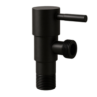 Eckventil mit Keramikkopf Modell 1 Schwarz 1/2 x 3/4