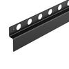 Balneo Gefälleleiste Schwarz Wandmontage rechts 120 cm