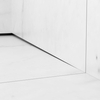 Balneo Gefälleleiste Schwarz Wandmontage rechts 120 cm