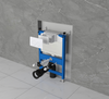 Balneo Vorwand-WC-Set Fix-Frame Low mit weißer WC-Schüssel Luna Tornado