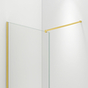 Duschwand Beira Gold 80 cm