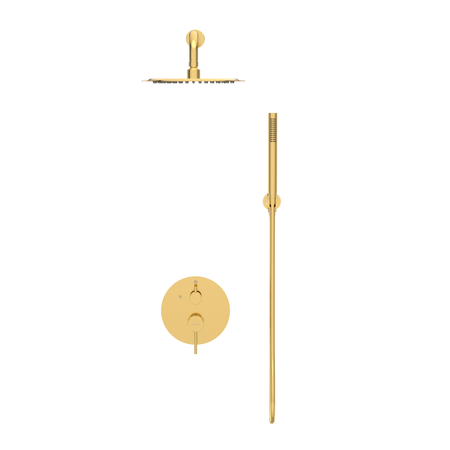 Balneo Cascade Brausebatterie 2er Set gold glänzend