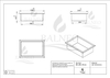 Balneo WALL-BOX ONE Nischenregal Inox 30x20x10 cm aus Edelstahl mit Rahmen