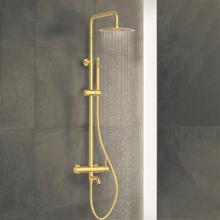 Balneo Cascade Brausebatterie-Set 1 goldglänzend