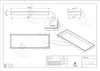 Balneo Wall Box One White Nischenablage 90 x 30 x 7 cm weiß aus Edelstahl mit Rand