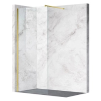 Duschwand Beira Gold 80 cm