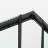 Balneo Rio Schiebe-Duschkabine 100 x 100 cm, schwarz, transparent