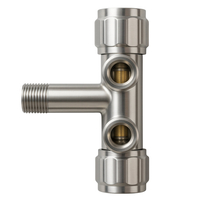 Eckventil mit Keramikkopf Modell 3 Inox 1/2 x 1/2 x 1/2