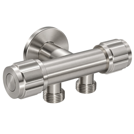 Eckventil mit Keramikkopf Modell 3 Inox 1/2 x 1/2 x 1/2