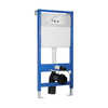 Balneo Vorwand-WC-Set Fix-Frame Standard mit weißer WC-Schüssel Luxa Tornado