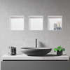 Balneo Wall Box No rim White Nischenablage 30 x 30 x 10 cm weiß aus Edelstahl ohne Rand