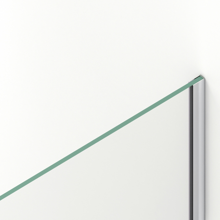 Duschwand Beira Chrom 80 cm