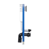 Balneo Unterputz-WC-Set, Fix-Frame Standard-Rahmen mit weißer Luna-WC-Schüssel und einer Taste zur Auswahl zwischen LXO und EXO