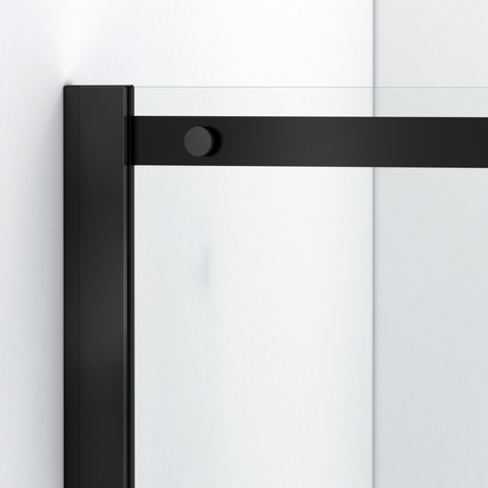 Balneo Rio Schiebe-Duschkabine 80 x 90 cm, schwarz, transparent