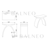 Badhocker LAVO Solid Surface, Coco White