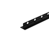 Balneo Gefälleleiste Schwarz für Glas links 170 cm