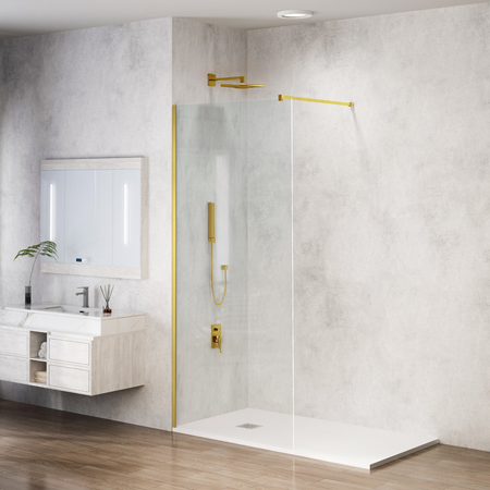 Duschwand Beira Gold 100 cm