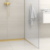 Balneo Gefälleleiste Gold für Glas rechts 120 cm
