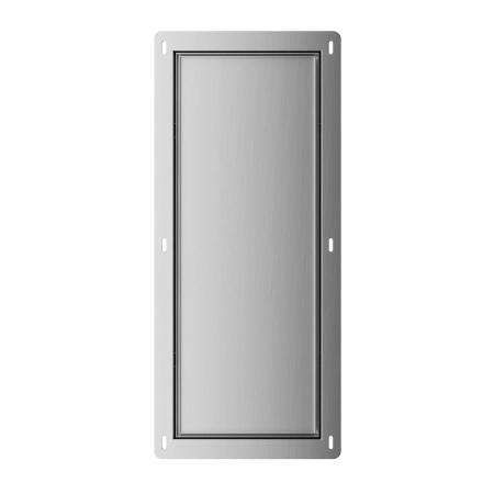 Schowek na szczotkę WC Balneo Wall Box Brush S Tiles lewy do wbudowania w ścianę ze stali nierdzewnej