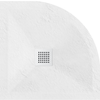 Verbundduschwanne Balneo Stone Tray 90 x 90 x 2,5 cm weiß flach halbrund