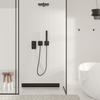 Balneo W-Drain NEXT 2in1 Linien-Wandablauf 90 cm schwarz doppelseitig
