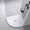 Verbundduschwanne Balneo Stone Tray 90 x 90 x 2,5 cm weiß flach halbrund