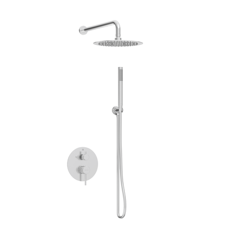 Balneo Cascade Brausebatterie 2er Set inox
