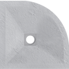 Verbundduschwanne Balneo Stone Tray 90 x 90 x 2,5 cm hellgrau flach halbrund