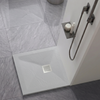 Verbundduschwanne Balneo Stone Tray 80 x 80 x 2,5 cm hellgrau flach quadratisch