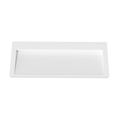 Waschbecken Veloria Coco White Solid Surface mit linearem Ablauf 120 cm