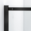 Balneo Rio Schiebe-Duschkabine 80 x 80 cm, schwarz, transparent