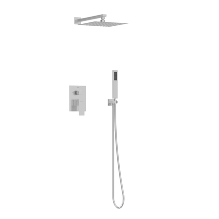 Balneo Cascade Brausebatterie 3er Set inox