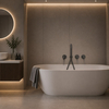 Badewannenarmatur Balneo Cascade Modell 3 Gun Metal