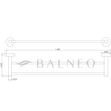 Balneo Qube inox Kleiderbügel Modell 2