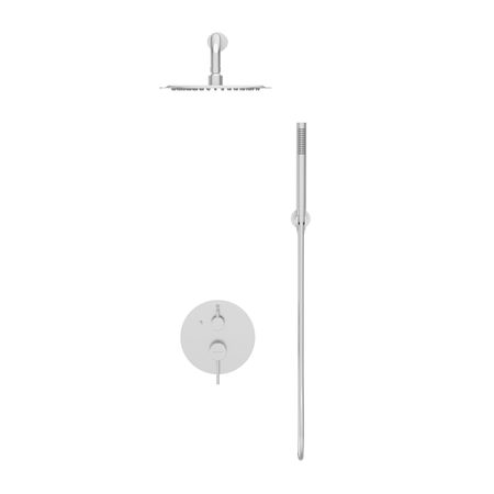 Balneo Cascade Brausebatterie 2er Set inox
