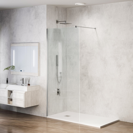 Duschwand Beira Chrom 100 cm